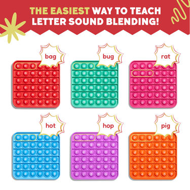 6 Extra CVC Fidget Mats (Word Pop).
